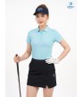 Áo thể thao nữ AC-3856 Xanh ngọc phối trắng